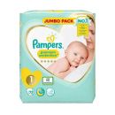 Pampers Premium Protection Diapers Jumbo Pack Stage 1 (2-5Kg) 72's