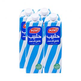 KDD Full Cream Milk Lactose Free 4X1L